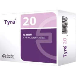 تايرا أقراص لعلاج صعف الانتصاب عند الرجال 20 مج | 4 أقراص